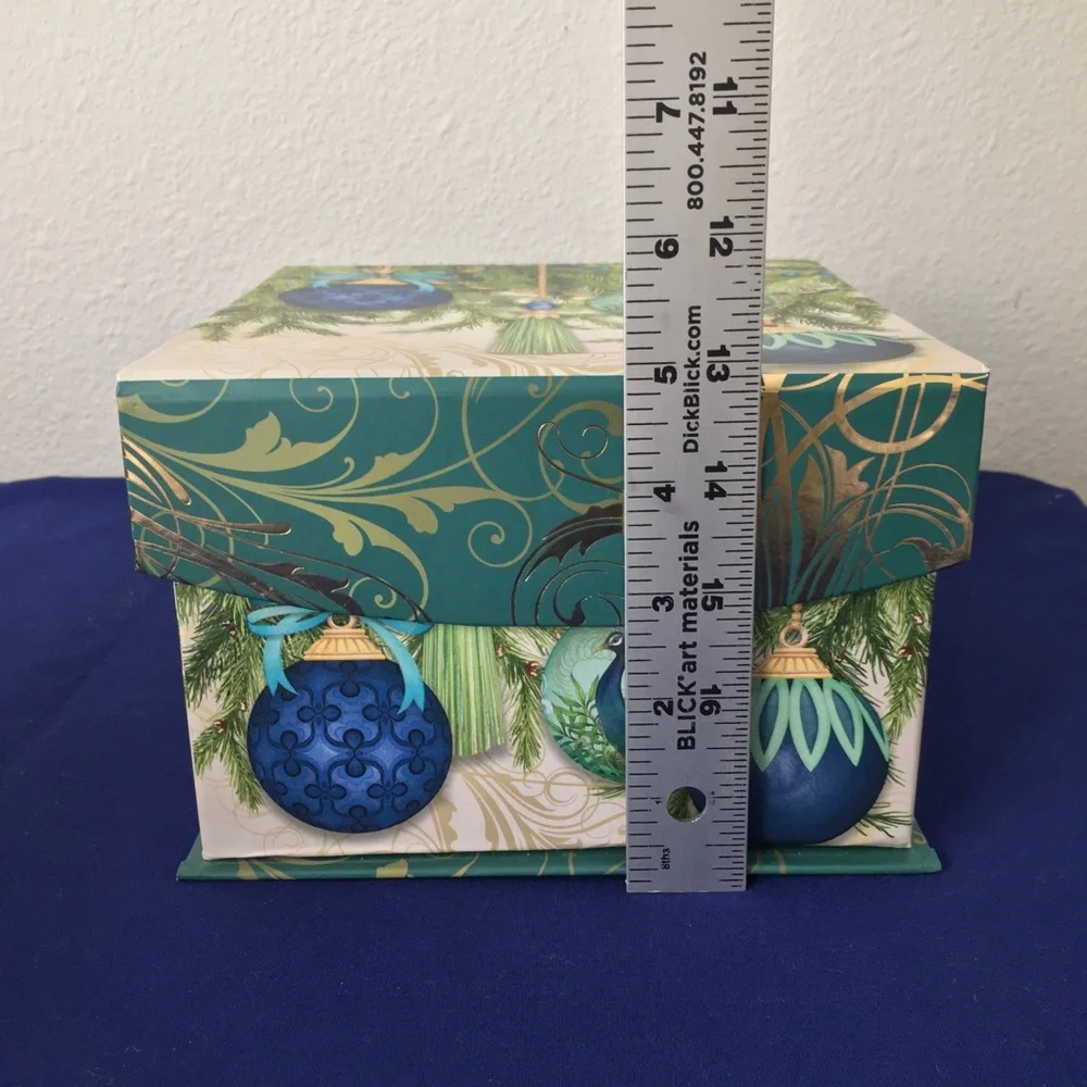 Decorative Peacock Storage Box Set
